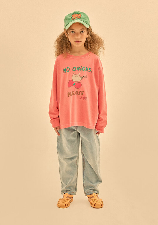 Jelly Mallow elephant brushed // denim pants