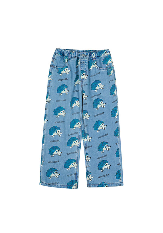 Jelly Mallow hedgehog // denim pants