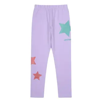 Jelly Mallow star leggings // light purple