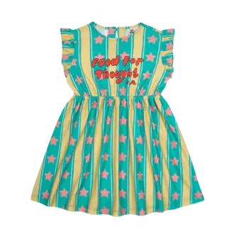 Jelly Mallow star stripe // ruffle dress