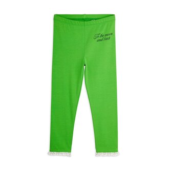 Mini Rodini to the moon sp frill leggings // green