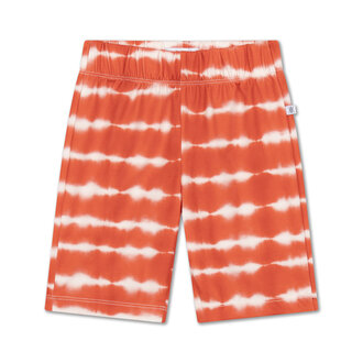 Repose Ams biker short // flame red tie dye