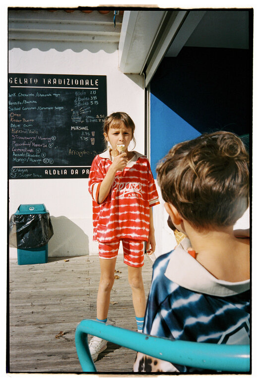 Repose Ams sport jersey ss // flame red tie dye