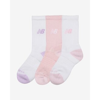 New Balance youth active crew socks // pastel