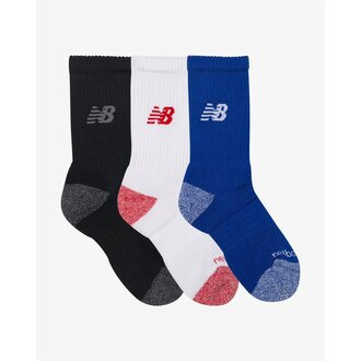 New Balance youth active crew socks // multi