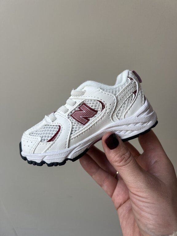 New Balance 530 toddler bunge lace // sea salt/rosewood