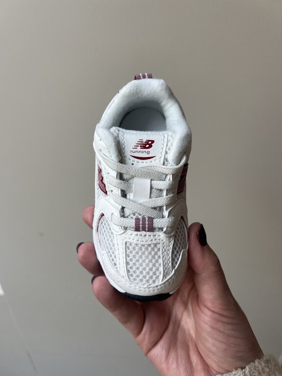 New Balance 530 toddler bunge lace // sea salt/rosewood