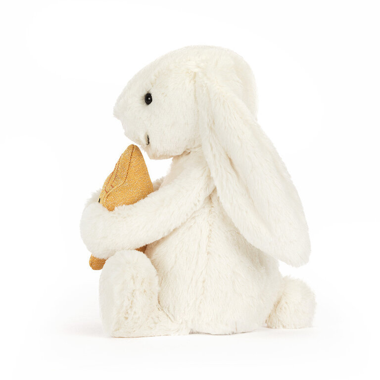 Jellycat cream bunny // with star