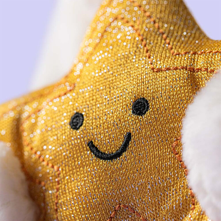 Jellycat cream bunny // with star