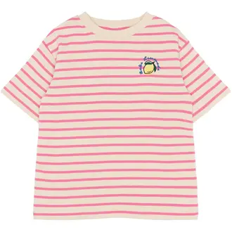 The New sanny ss tee // rose striped