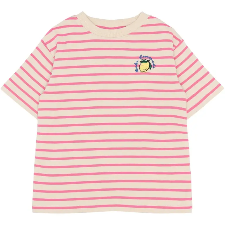 The New sanny ss tee // rose striped