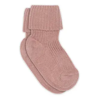 MP Denmark cotton rib baby socks 533 // 188 woodrose