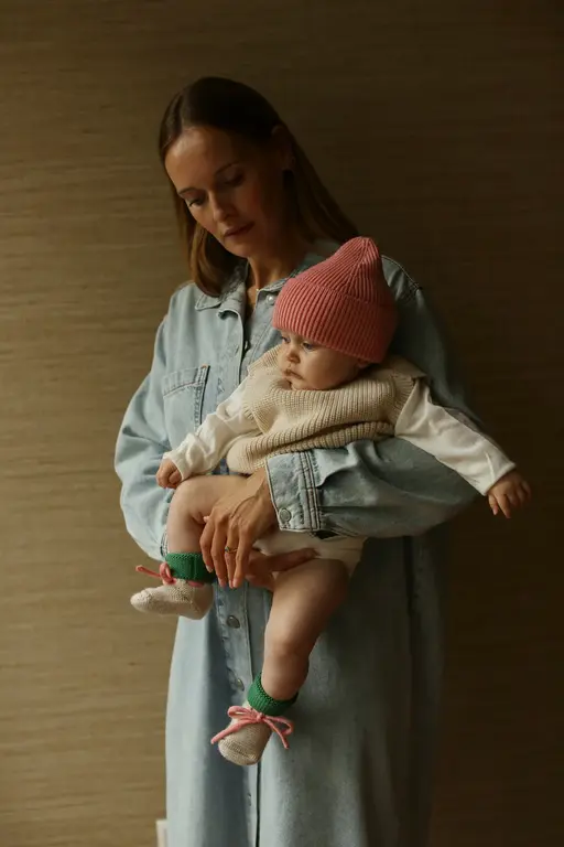 hvid booties // cream/grass