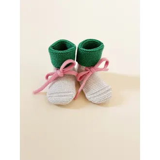 hvid booties // cream/grass