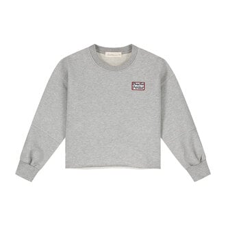 Charlie Petite riva sweater // grey melange