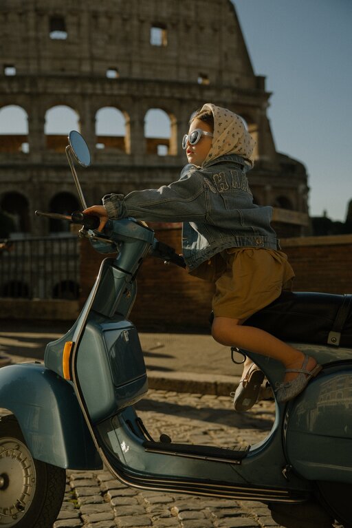 Charlie Petite goa jacket // mid blue