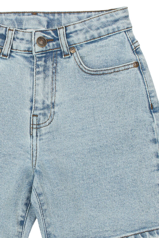 The New josh denim shorts // light blue denim