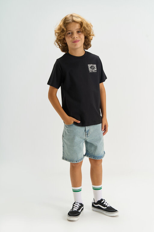 The New josh denim shorts // light blue denim