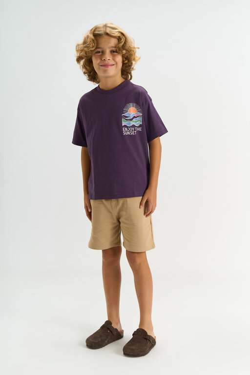 The New tuck ss tee // sweet grape TN