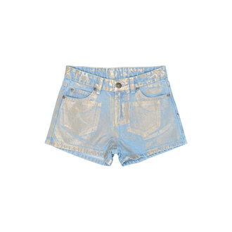 The New rosanna regular fit denim shorts // light blue denim