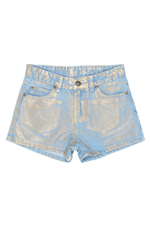 The New rosanna regular fit denim shorts // light blue denim