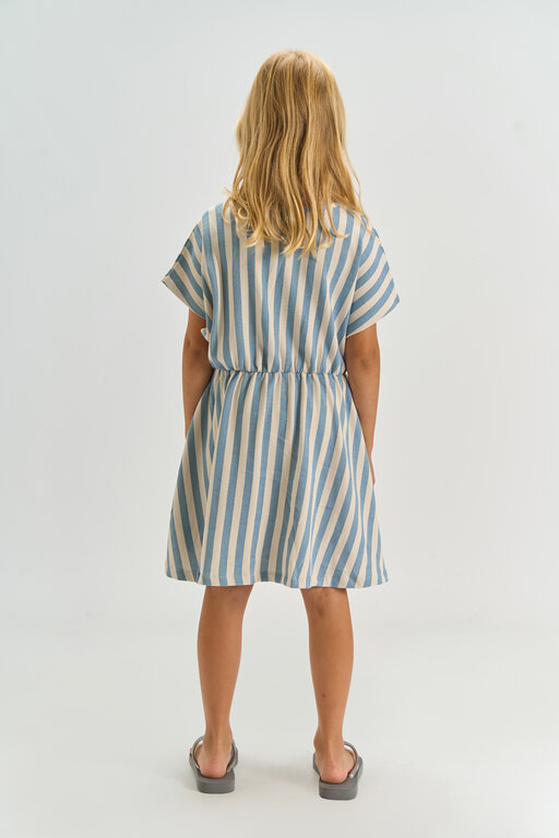 The New talia ss dress // forever blue striped