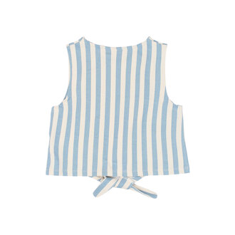 The New talia top // forever blue striped