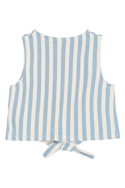 The New talia top // forever blue striped