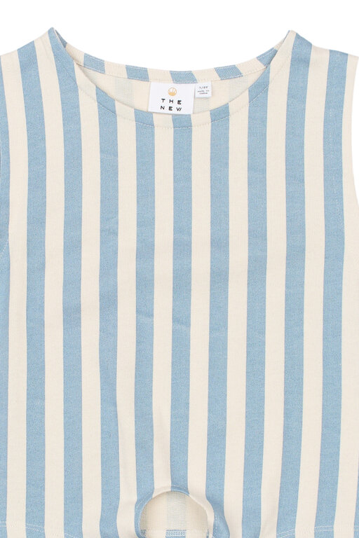 The New talia top // forever blue striped