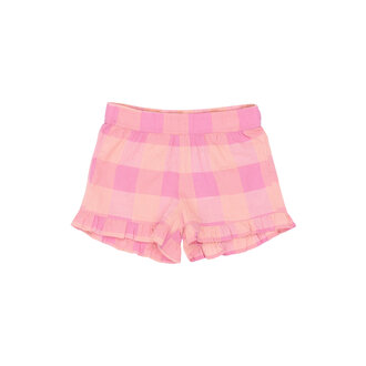 The New tasmine shorts // cashmere rose checked