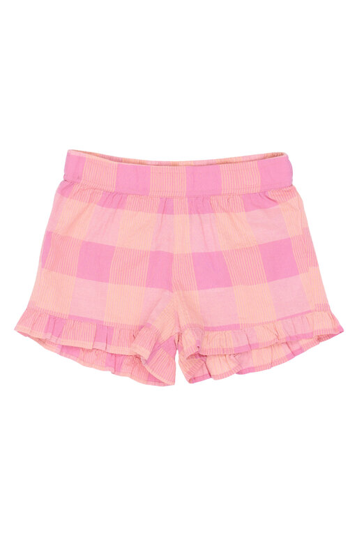 The New tasmine shorts // cashmere rose checked
