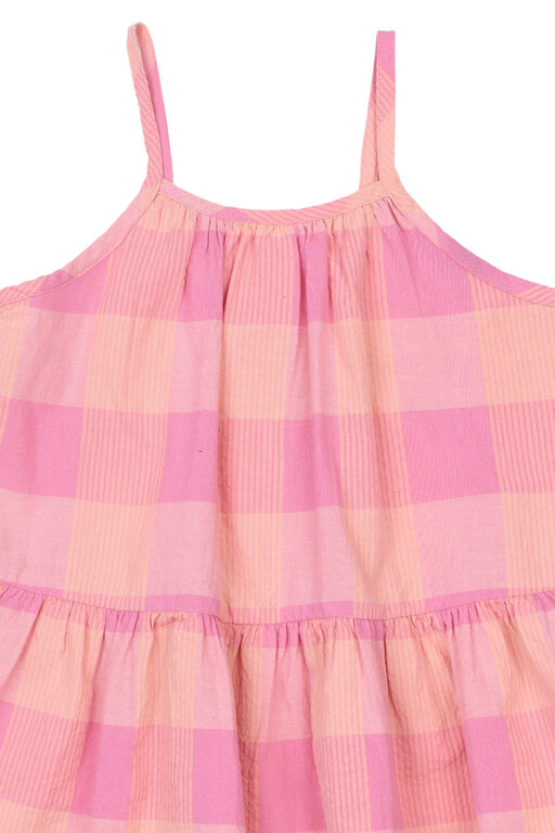 The New tasmine strap top // cashmere rose checked