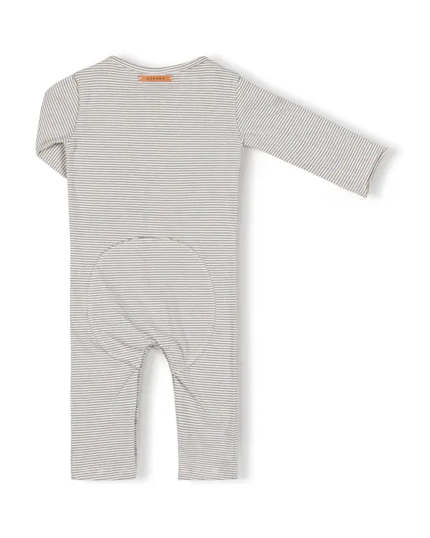 Nixnut butt onesie //  storm stripe