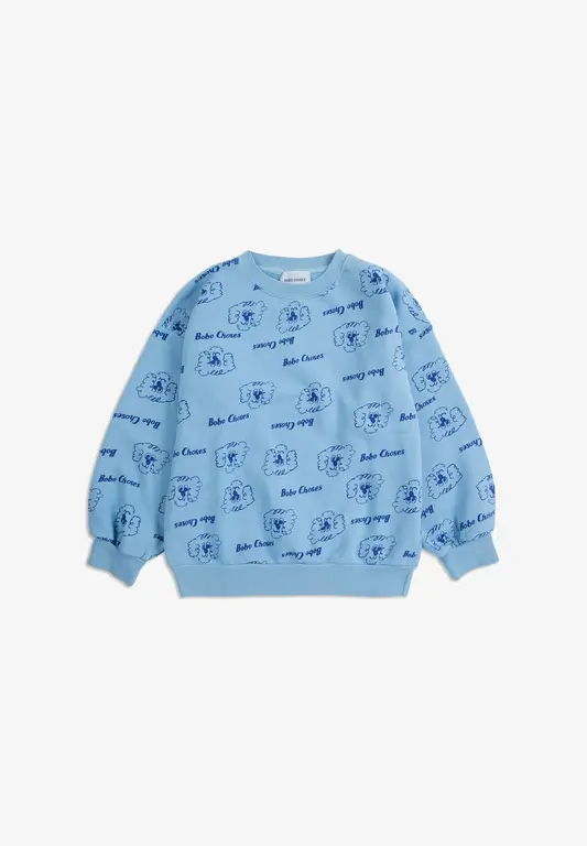 Bobo Choses pickles the dog all over sweatshirt // kids