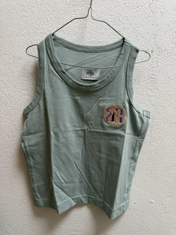 Preloved 2. Repose tanktop groen // 4y