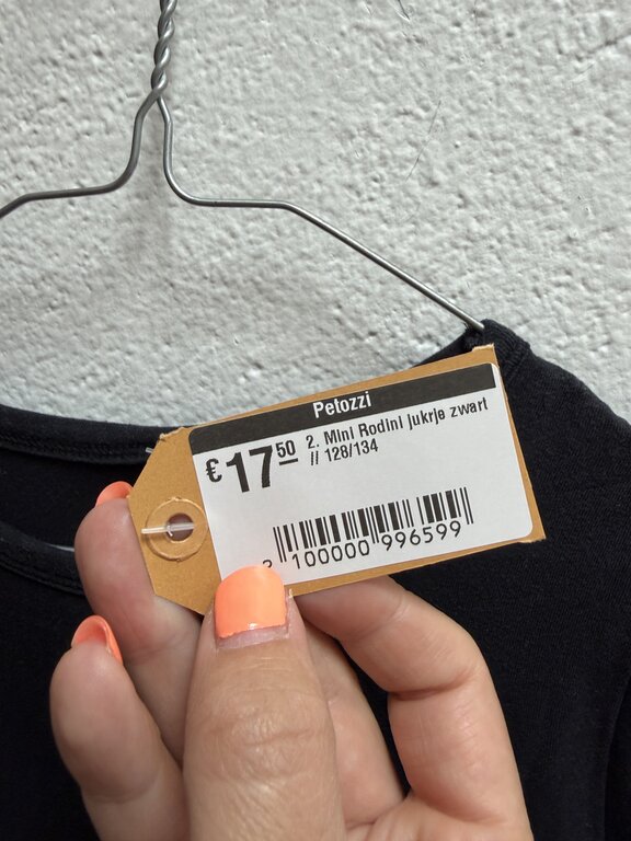 Preloved 2. Mini Rodini jukrje zwart // 128/134