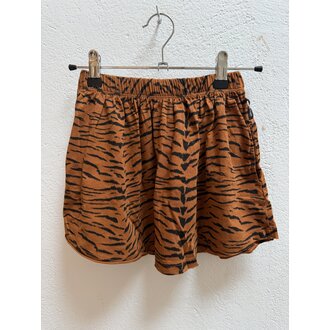 Preloved 2. Sproet&Sprout rokje tijger bruin/zwart // 5-6y