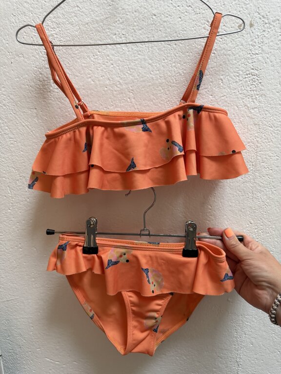 Preloved 2. Maed for Mini bikini oranje // 7y