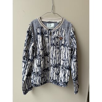 Preloved 3. Scotch R'belle zomerjas blauw print // 152