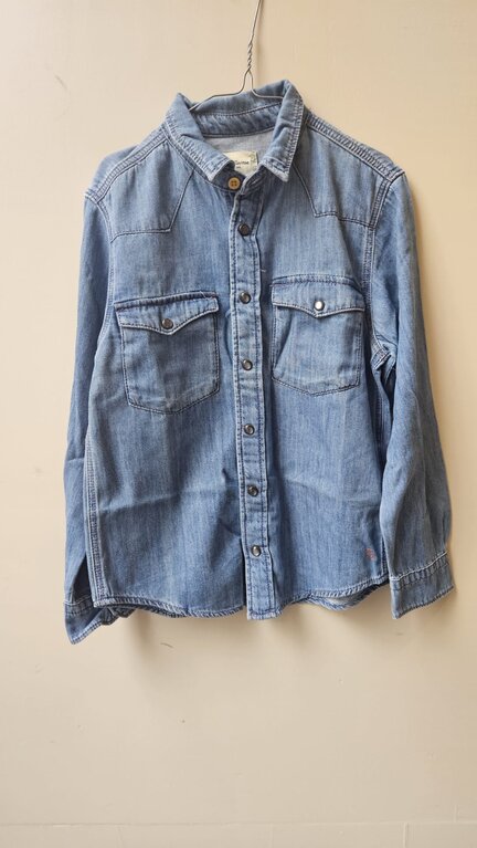 Preloved 13. Bellerose spijkerblouse blauw // 10y