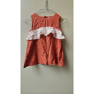 Preloved 13. Molo jurkje/hemdje koraalrood // 68