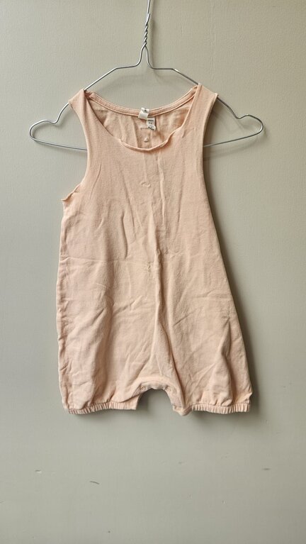 Preloved 13. Gray Label zomerpakje zalmrose // 6-9m