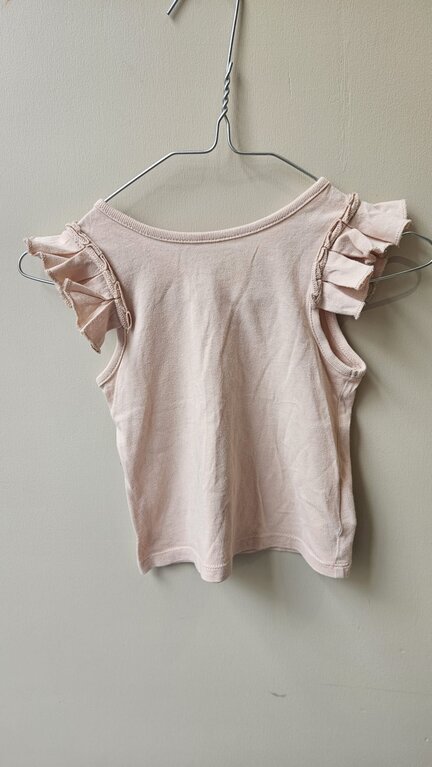 Preloved 13. Stella McCartney kids shirt korte mouw rose // 9m