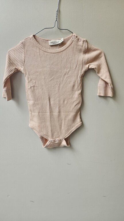Preloved 13. Marmar romper roze // 4m