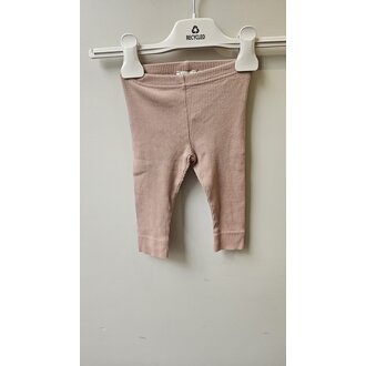 Preloved 13. Marmar legging oud-roze // 9m