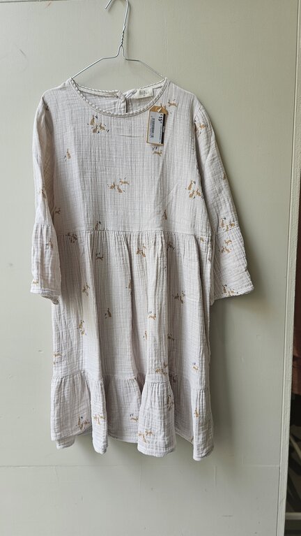 Preloved 1. Buho jurk konijntjes // 8y