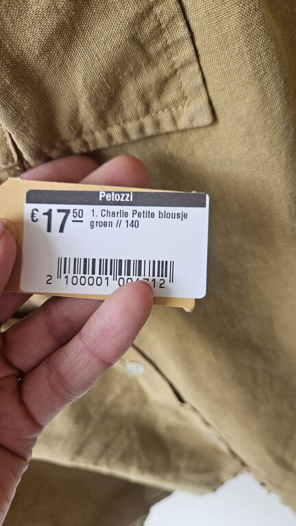 Preloved 1. Charlie Petite blousje groen // 140