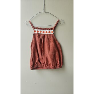 Preloved 1. Bobochoses hempje tomato // 8-9y