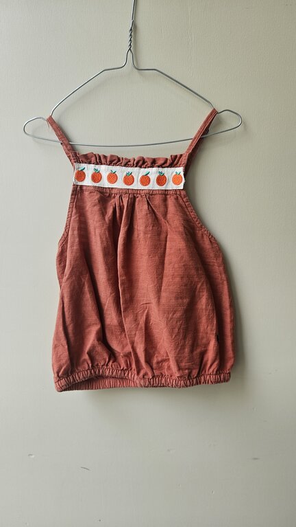 Preloved 1. Bobochoses hempje tomato // 8-9y