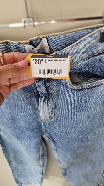 Preloved 1. Repose jeans blauw // 8y